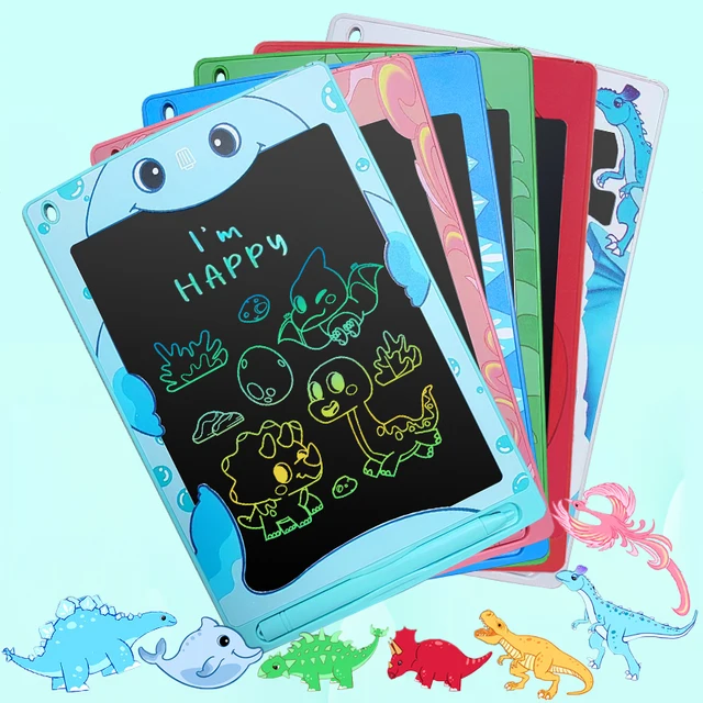 8.5 Inch Cartoon LCD Drawing Tablet Electron Writing Tablet Doodle Board Montessori Educational Toys For Kids Birthday Xmas Gift