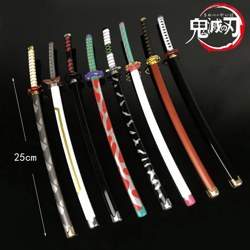 

Demon Slayer Swordsmith Village Arc Tanjiro Nezuko Kanroji Mitsuri Tokitou Muichirou Zenitsu Cosplay Sword Halloween Props