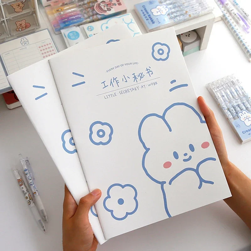 Schedule Notebook Kawaii Rabbit Daily Weekly Planner Agenda Diary Notepad Office School Supplies