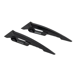 Aerodynamic Front Winglets with Adhesive Decoration Stickers (Black)