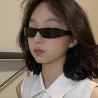 Lunettes de soleil rectangulaires à monture étroite pour femmes, Streetwear Y2k, marque de mode, lunettes de soleil de sport Vintage, 2023 4