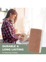 Biodegradable compostable cellulose and coconut scrubbing sponge -6 eco-friendly sponge tableware pieces 2