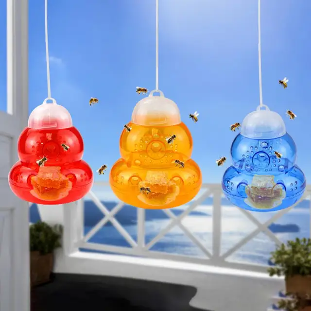 Bee Catcher Kényelmes Forgó Csat Hatékony Terasz Függő Darázs Csapdájának - Image 5
