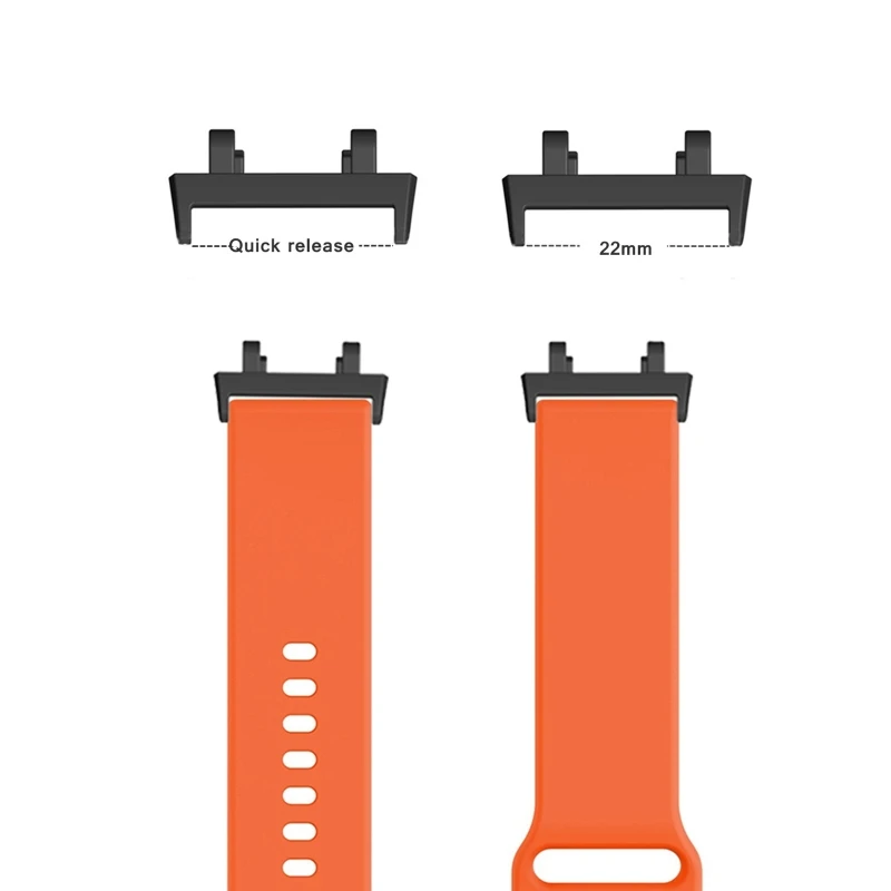 kwmobile Adaptateur de bracelet compatible avec Huami
