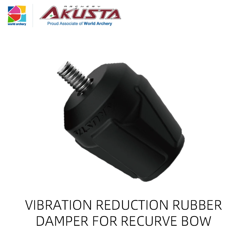 Akusta Vibration Reduction Rubber Damper for Archery Recurve Bow Compound Bow Accessories eight way bow stand archery accessories support stand abs folding portable bow stand recurve bow compound bow stand