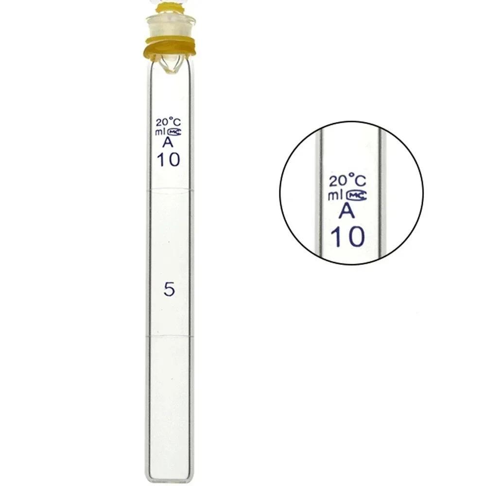 석영 마개 비색 테스트 튜브, 5ml, 10ml, 25ml, 50ml, 100ml