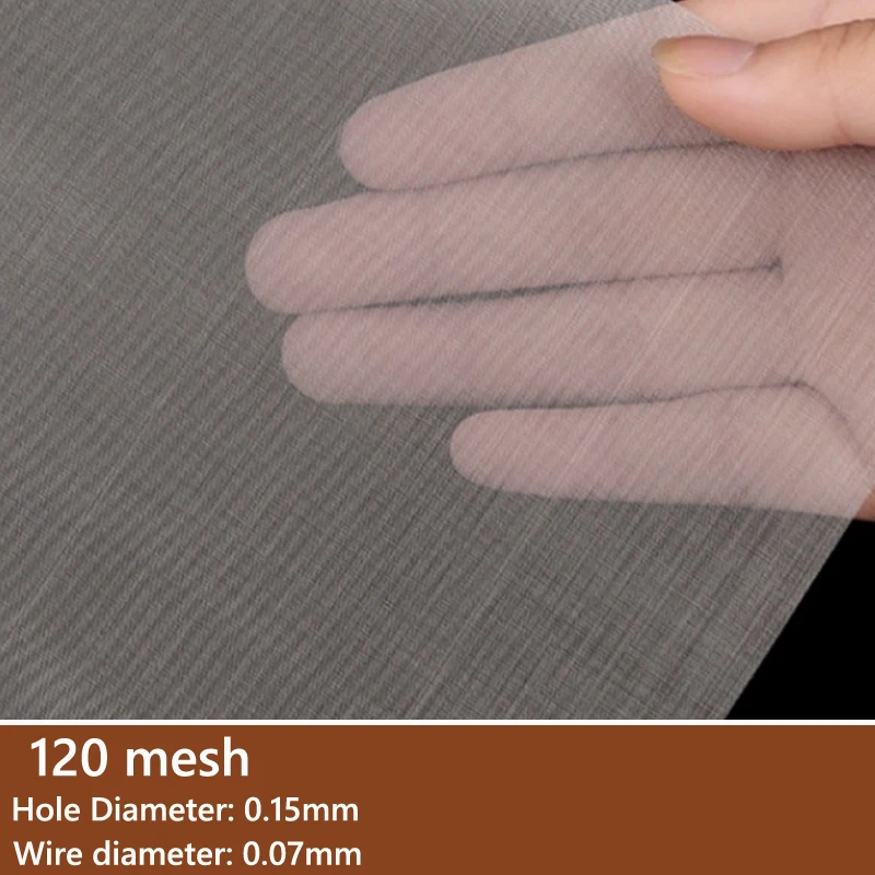 1–5 Stück Filtersieb aus Edelstahl 304, 4/5/8/20/30/40–400 Mesh, gewebter Draht, hochwertiges Siebfilterblatt aus Edelstahl