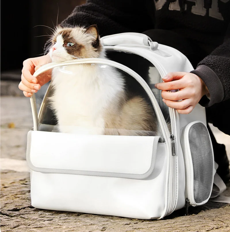 

Pet Carrier Bag Cat Backpack Breathable Portable Outdoor Travel Bag for Cats Small Dogs Carrying Pet Supplies