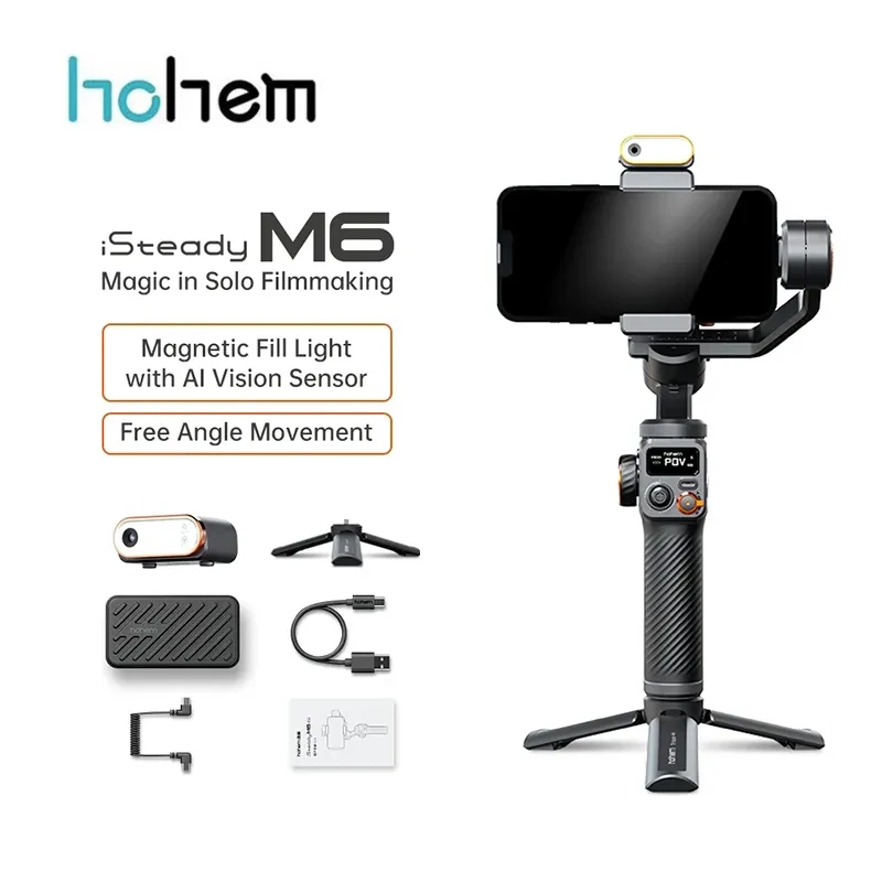 hohem iSteady M6 スマホスタビライザー Amazon.com: hohem iSteady M6 Kit Gimbal Stabilizer for