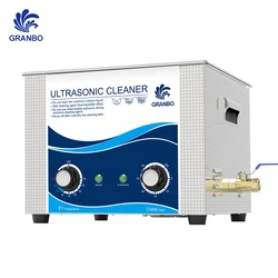 Granbo 15L Ultrasonic Cleaner Bath 540W Industrial Piezoelectric Transducer Dental Lab Hardware Car PCB Electronics Parts