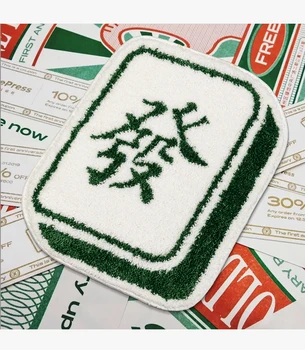 Mahjong Bathroom Floor Mat 1