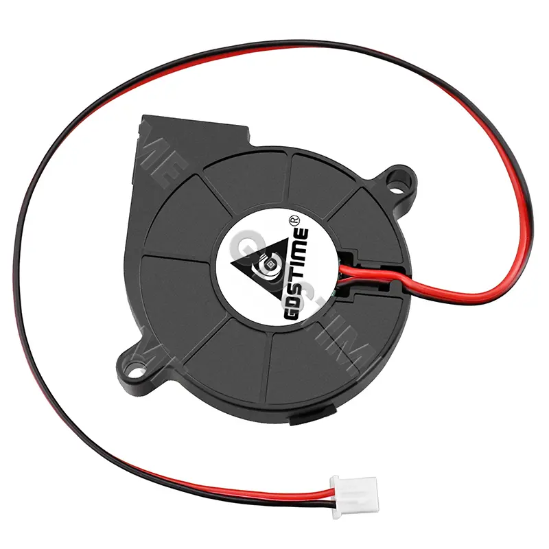 Gdstime 5015 Blower Fan 24V 12V 5V 50MMx15MM Turbine Radial Fan 5015 Dual Ball High Speed Cooler for 3D Printer Parts Cooling image 4