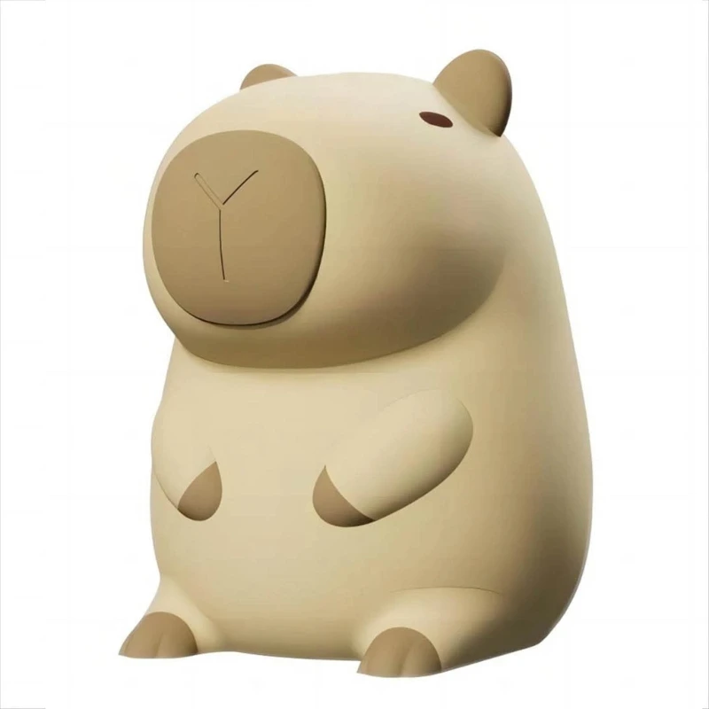 

USB Rechargeable Nightlight Silicone Sleep Light Cartoon Animal Capybara Lamp Bedroom Decoration Lovely Gift for Kid Dropship