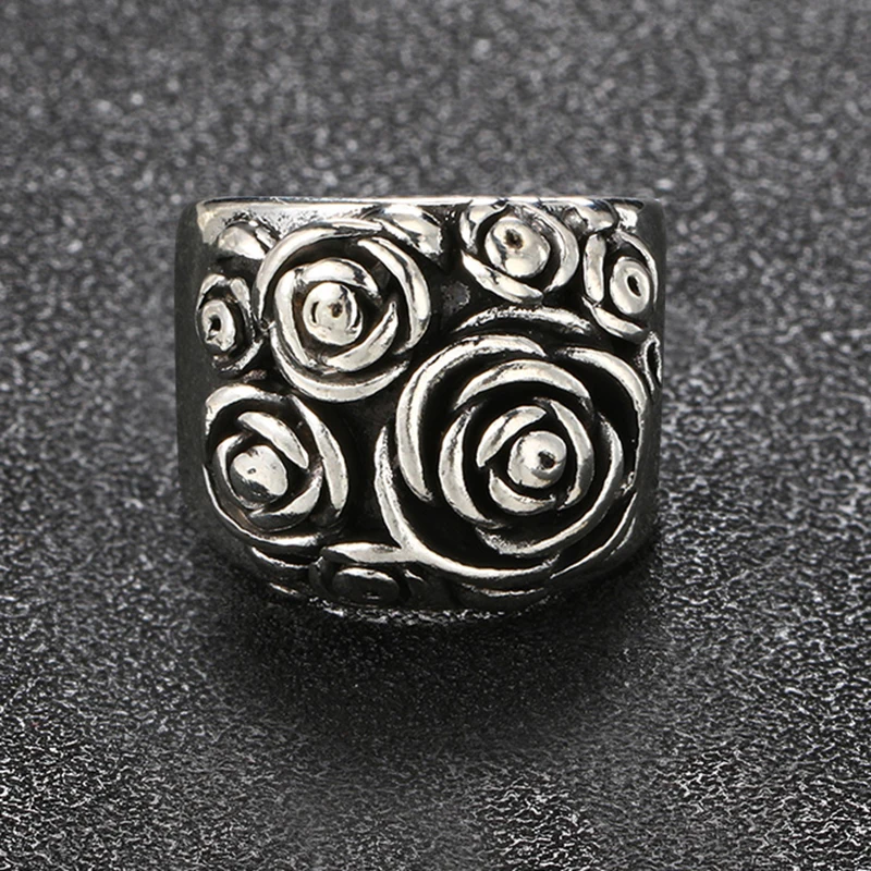 アクセサリー Silver 925 vintage flower ring Sterling Silver 925 Rings Women Vintage | Vintage Jewelry
