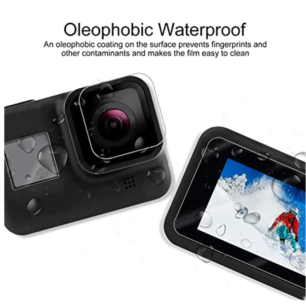 Фото Защитное стекло для объектива камеры GoPro Hero 12/11/10/9, 50 комплектов №5