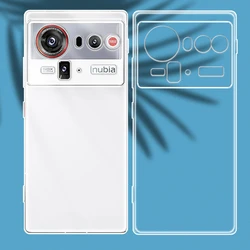 Premium TPU Soft Silicone Phone Case - Sleek and Protective Back Cover for ZTE nubia Z80 Ultra (Transparent)