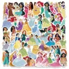 50pcs Disney Mix Cartoon Cute Stitch Micky Princess Stickers Vinyl Laptop Luggage Skateboard Waterproof Girl Sticker 4