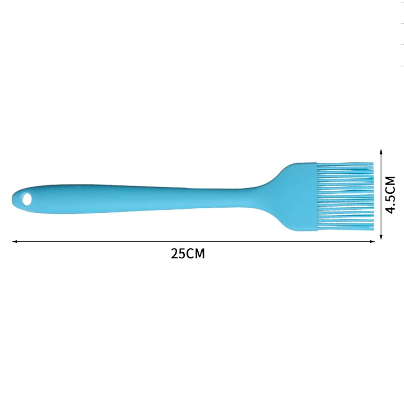 25cm Silicone Basting Brush Heat-Resistant Baking Brush Cooking Grilling Brush Cake Cream Bread Pastry Oil Brush Kitchen Gadget