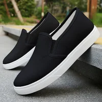 Breathable women's summer work small white shoes, old Beijing cloth shoes, non slip flat bottom, one step, pure white 2
