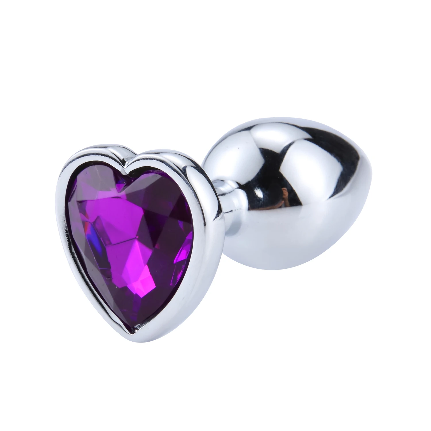 thumbnail image 1 of Tapón anal con forma de corazón, 3 tamaños, acero inoxidable, cristal, tapón anal extraíble, estimulador, juguetes sexuales anales, masajeador de próstata, consolador, 1 of 5