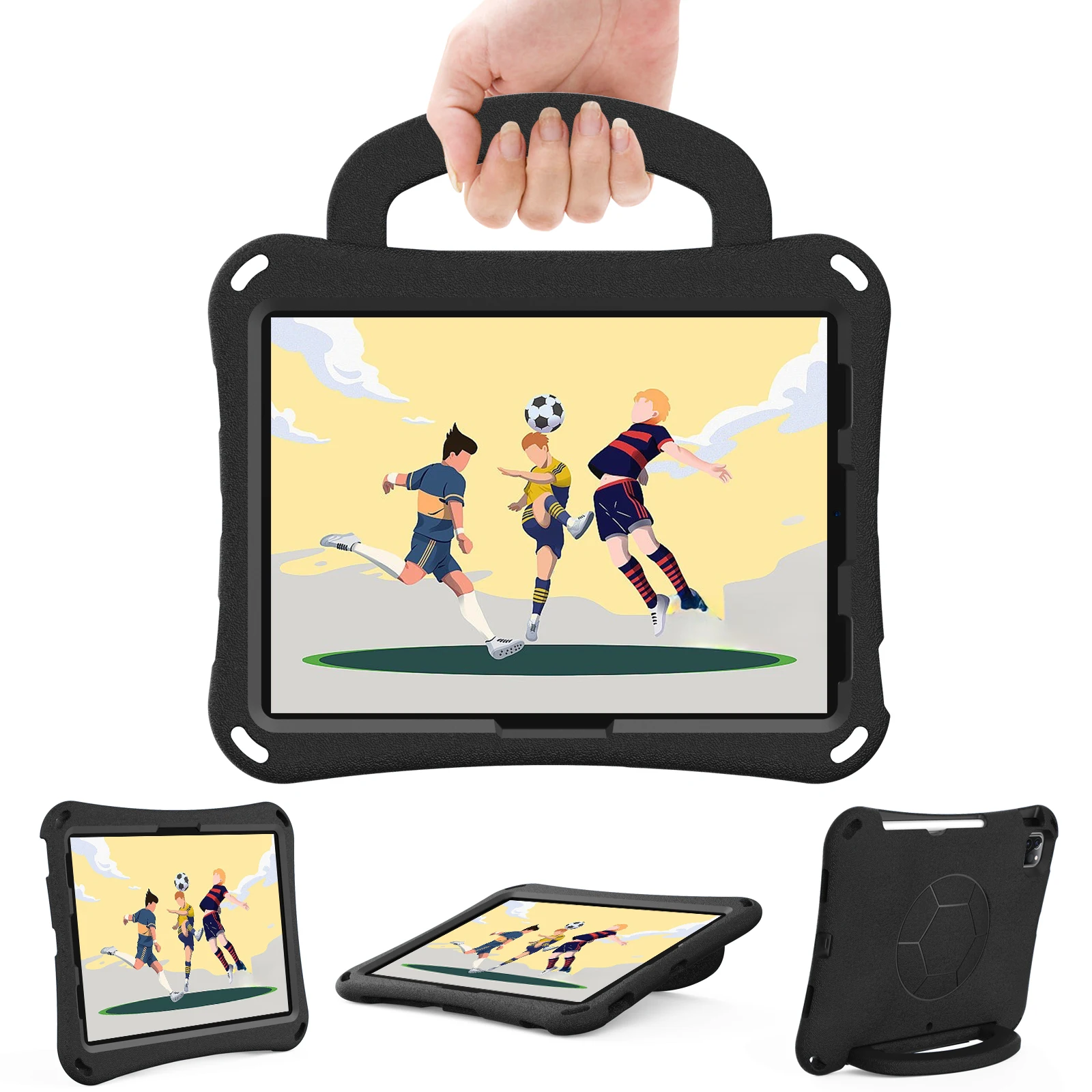 Lightweight and Shockproof Tablet Case with Handle