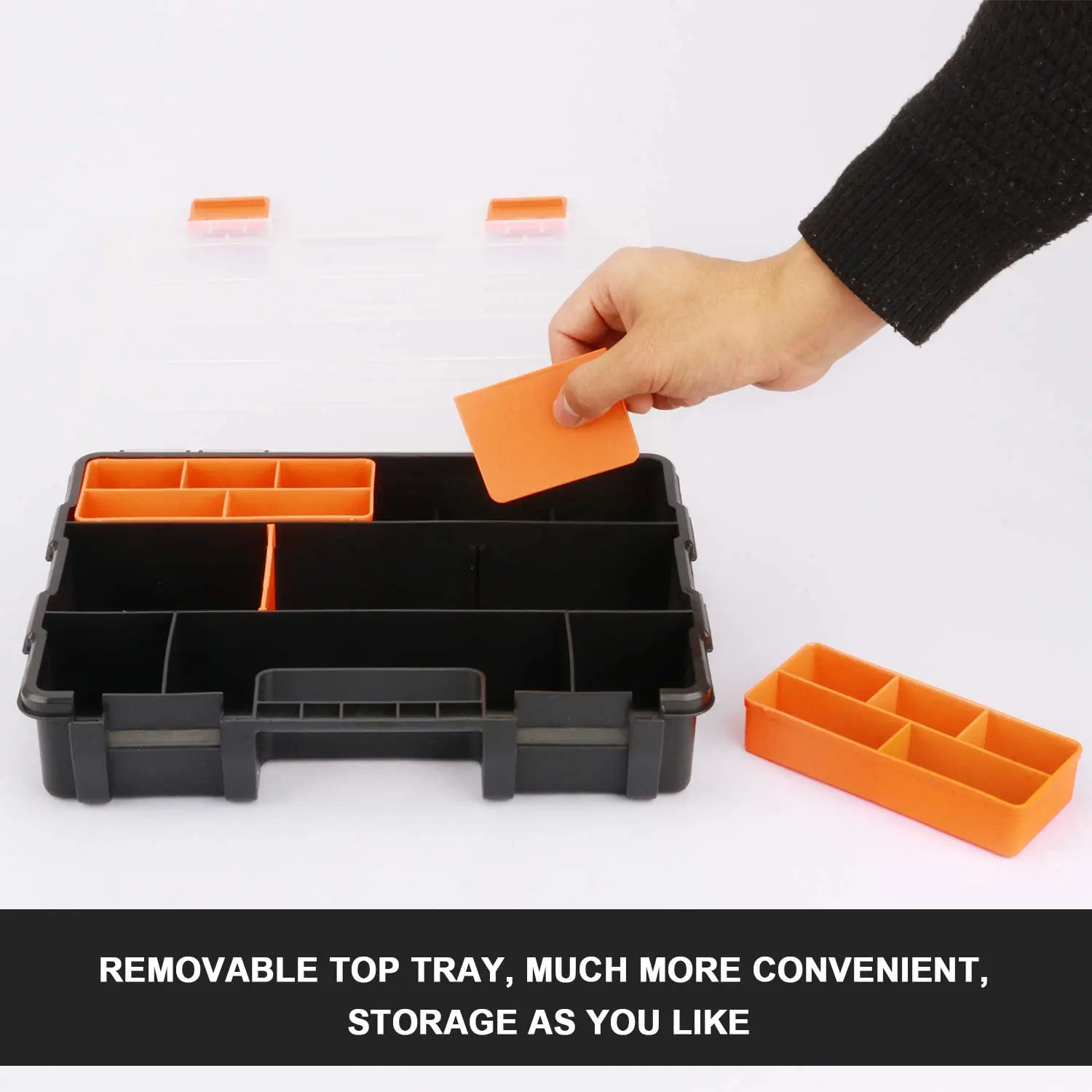 Small Parts Hardware Storage Organizer Screw Nuts and Bolts Plastic Box  Versatile and Durable Storage Removable Dividers