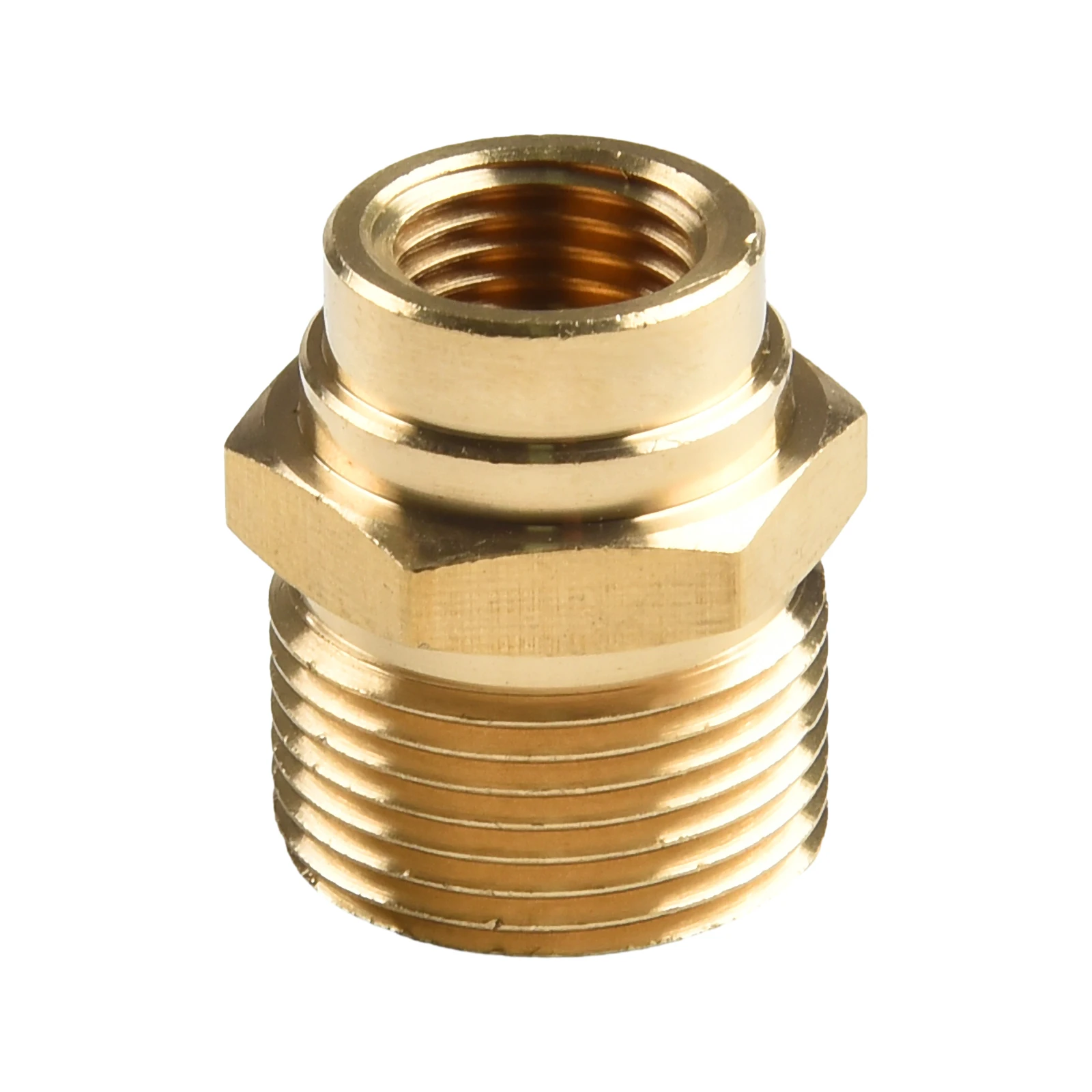 

Brass 3/8" 1/2" M14 M18 M22 Thread Connector Male Female Adaptor Pressure Washer Gun Hose Connector Brass Fitting