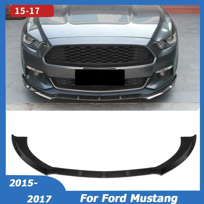 

Передний бампер для Ford Mustang 2015 2016 2017, спойлер, сплиттер, диффузор, защитная крышка, комплект аксессуаров для тюнинга автомобиля