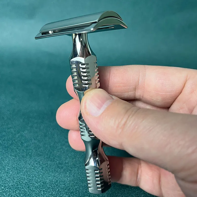 316L Stainless Steel Double Edge Safety Razor Men Shaving Luxurious