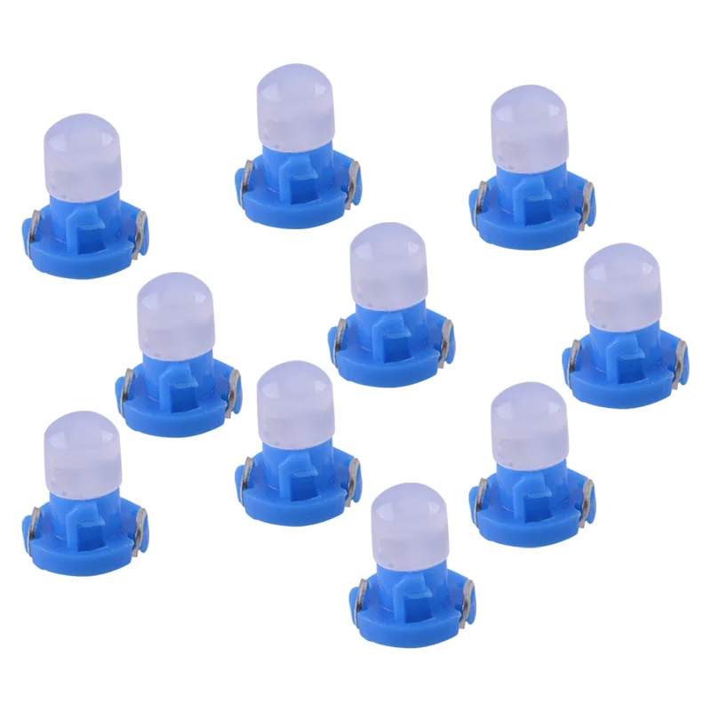 10Pcs 12V T3 Universal Car Truck Led Lampadine Cluster Instrument Dash Climate Base Lights 50Ma 0.5W