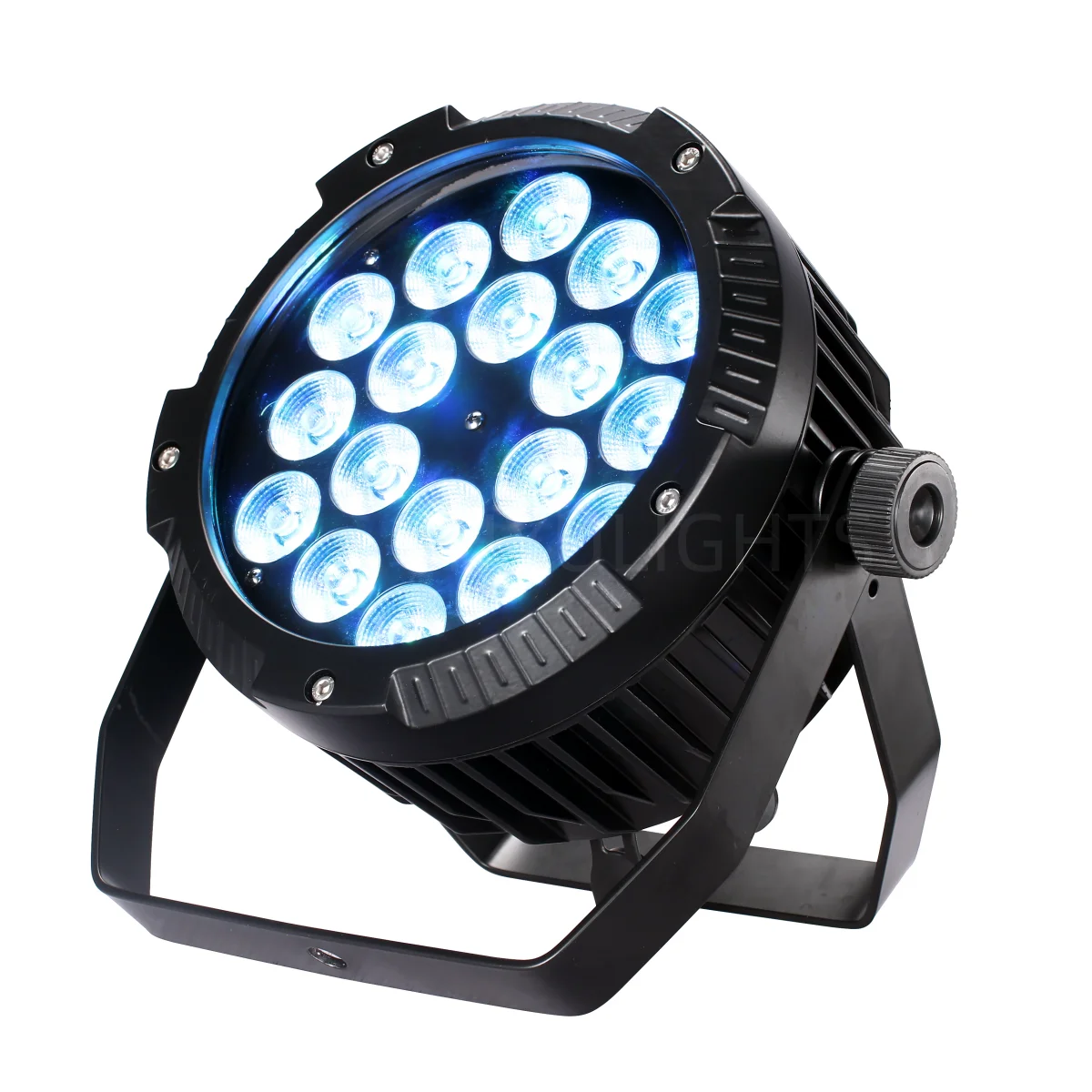 Aluminum IP65 Waterproof 18x18W RGBWAUV LED Par Light - DMX512 Stage DJ Disco Wash Light