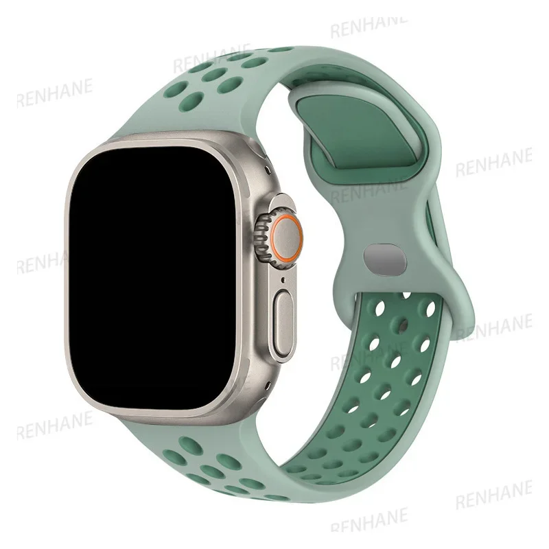Breathable Silicone Watch Strap Bracelet - Universal Fit