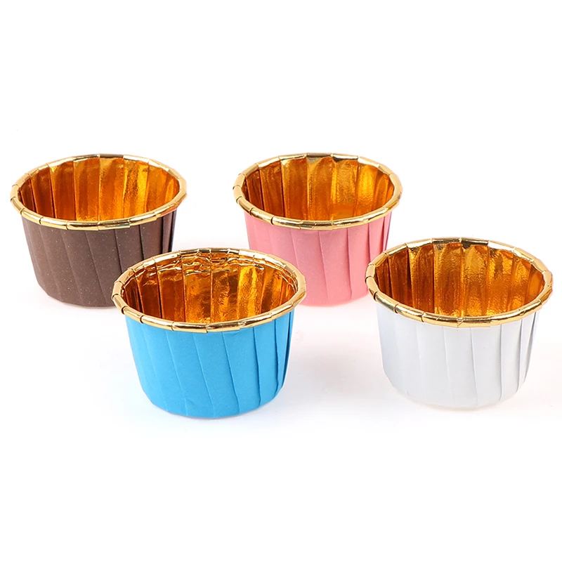 50/Pack Muffin Baking Cup Tray Case Cake Paper Cups Pastry Tools Party Supplies Cupcake Liner Cake Wrappers baking paper
