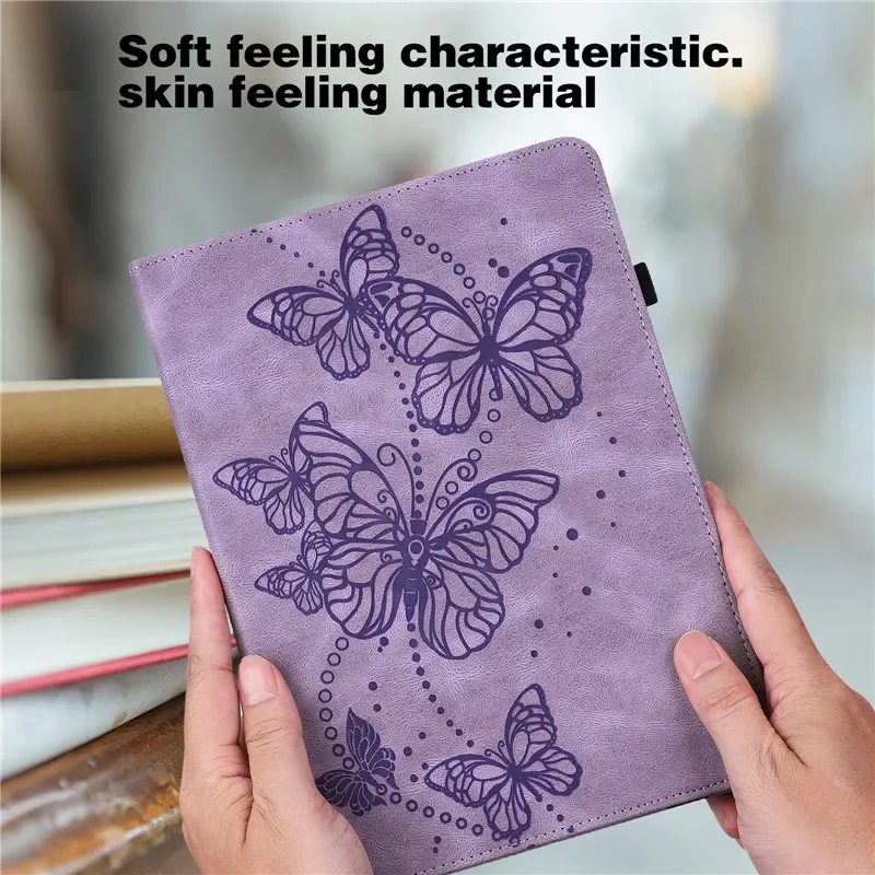Soft Tpu Back Case para Xiaomi Redmi Pad se Linda Flor e Borboleta Capa em Relevo para Crianças 11 2023 - Imagem 6