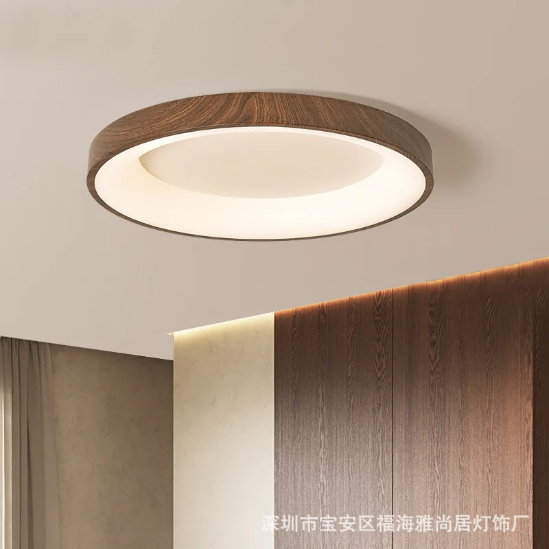 

Led Ceiling Lamp For Living Room Bedroom Imitation Wood Grain Ceiling Light Round Rectangle Square Room Decor Lighting Fixture