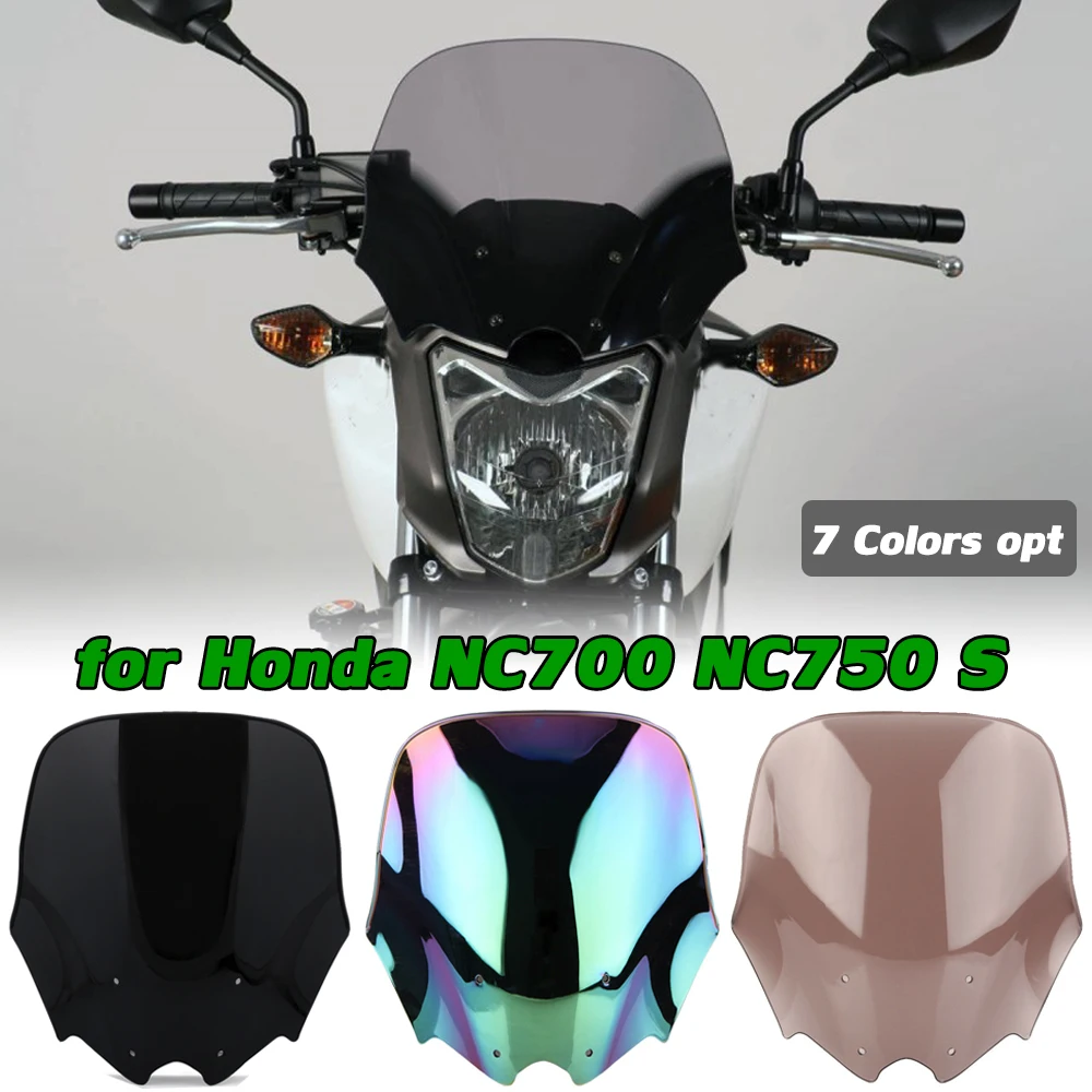 

NC750S Windscreen Windshield For Honda NC700S 2010-2015 13 2014 NC 700S 750S 700 750 NC750 NC700 S Wind Deflector Double Bubble