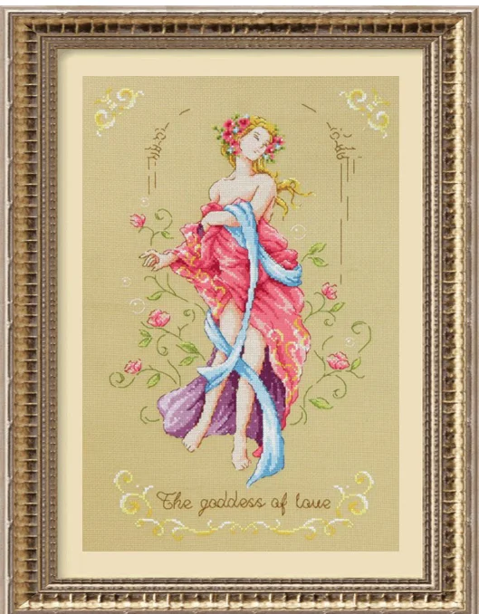 Cross Embroidery Kit Handmade Figure New European Style Bedroom Goddess of Love Cross stitch kit  Cross stitch set