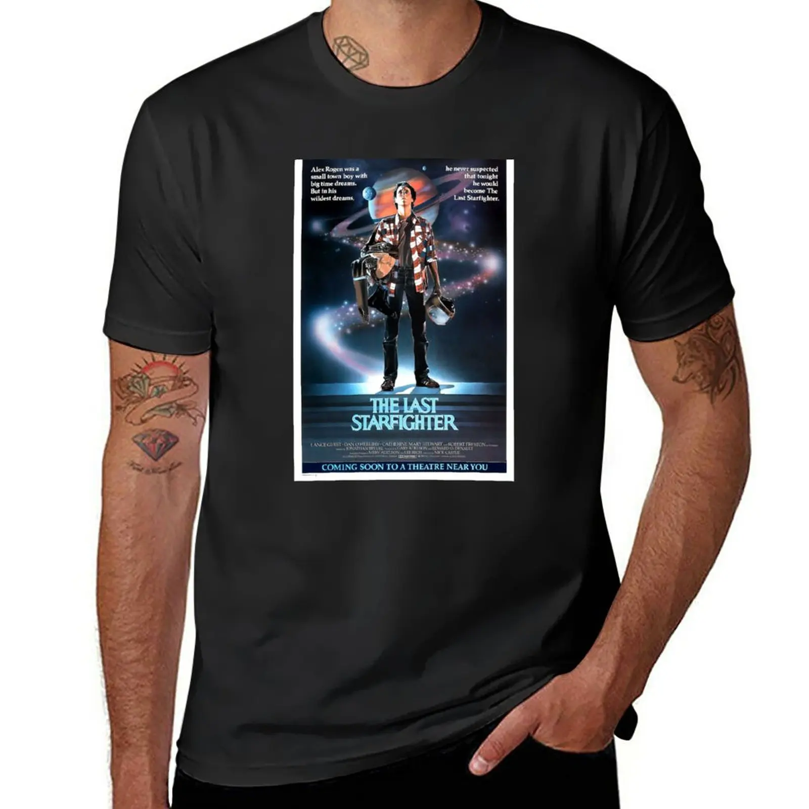 

The Last Starfighter (1984) T-Shirt plus size tops vintage clothes black t shirts for men