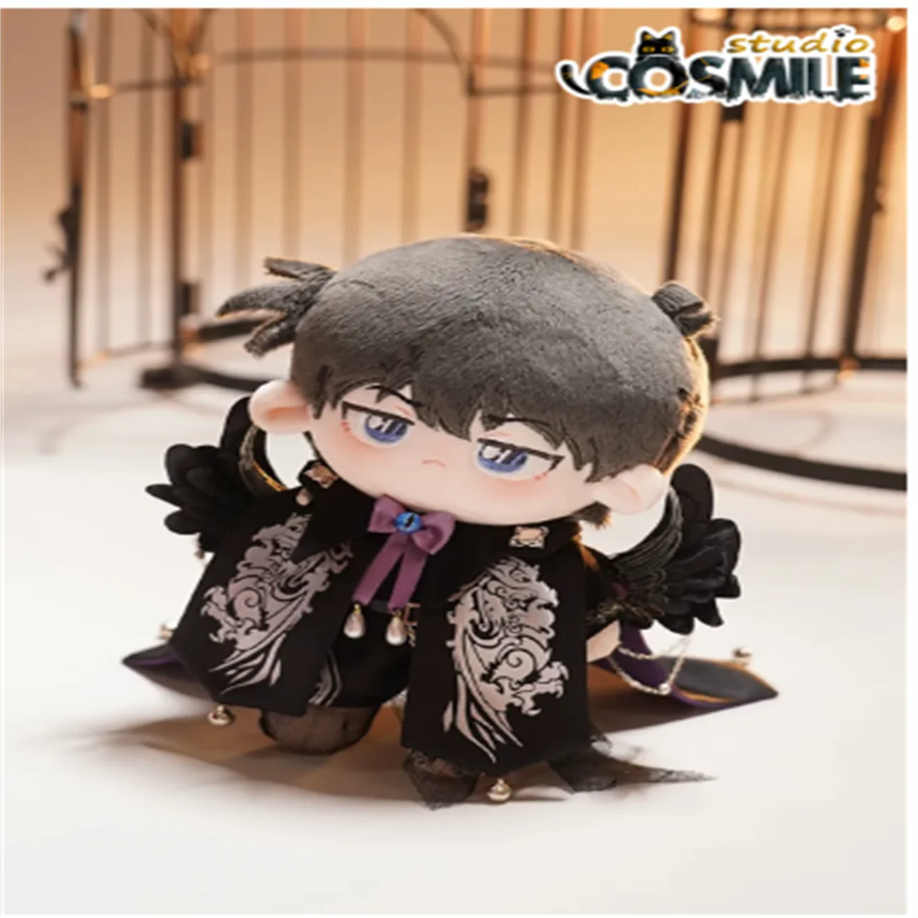 

Kpop Idol Star Black Angel Gorgeous Knight Ball Prince Costume Stuffed Plushie 20cm 30cm Plush Doll Clothes Clothing SL Dec