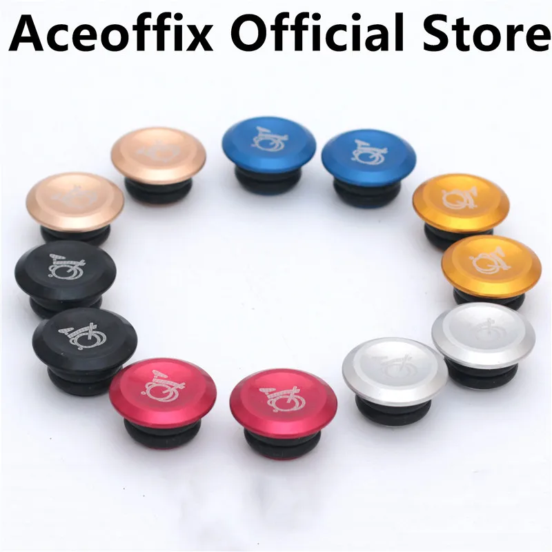 1 Pair Handlebar Plug for Brompton Bike Aluminum Alloy