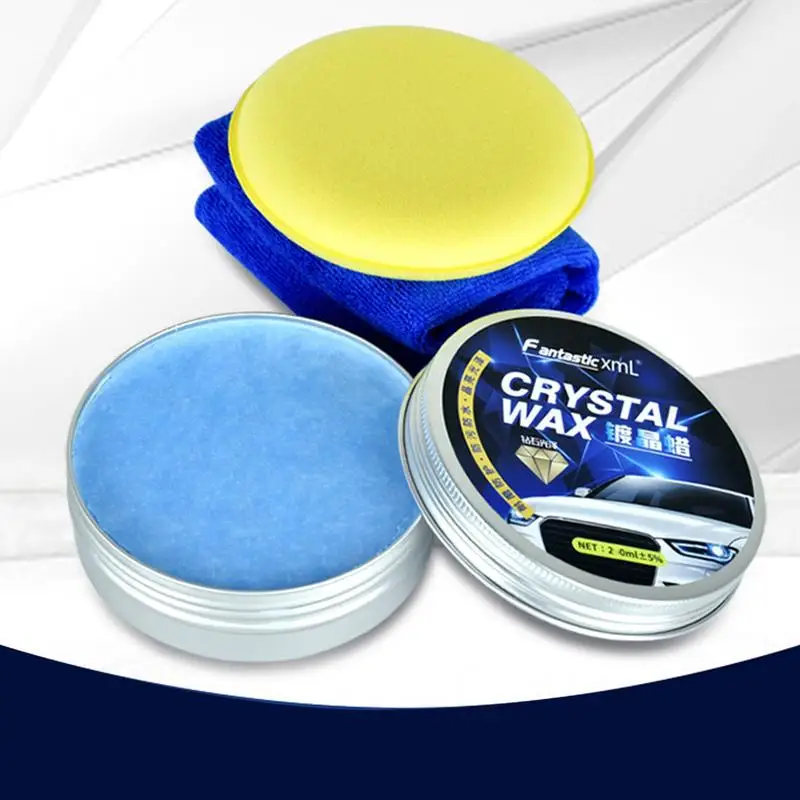 Car Polish Black Car Wax Crystal Plating Set Covering Paint Surface Coating  Formula Hard Glossy Wax Layer Waterproof Film