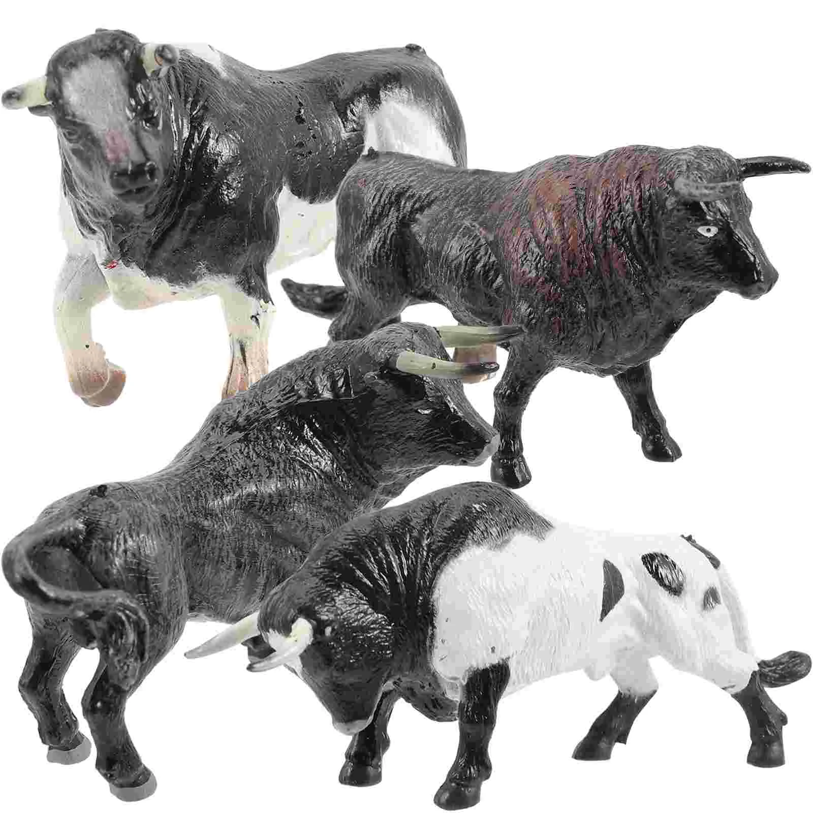 

Miniature Cow Ornaments Bonsai Cow Models Desktop Mini Cow Figurines Statue Mini Cow Model Plastic Cow Model Toy Ornaments