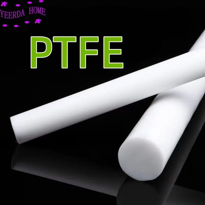 5~50cm PTFE bar White polytetrafluoroethylene bar environment-friendly non-toxic DIY PTFE plastic rod plastic rod plastic rod stick