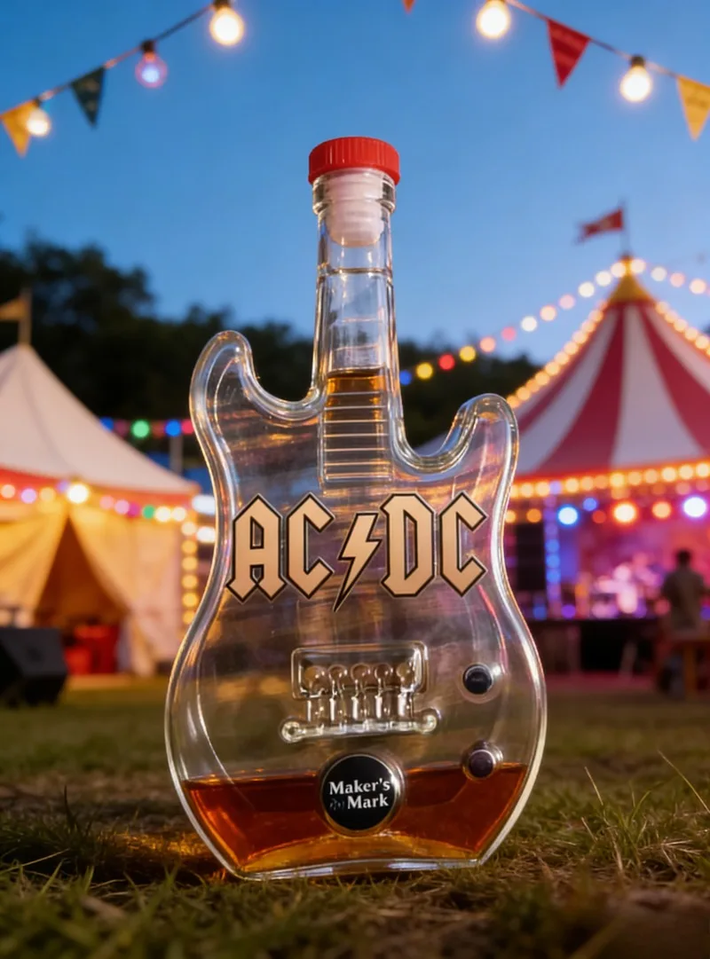 Carafe à whisky guitare électrique AC/DC