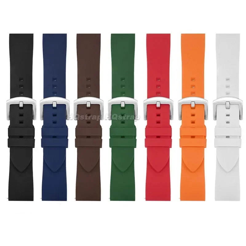 Enhanced Waterproof Silicone Sport Watch Band with Quick Release - Rubber Strap