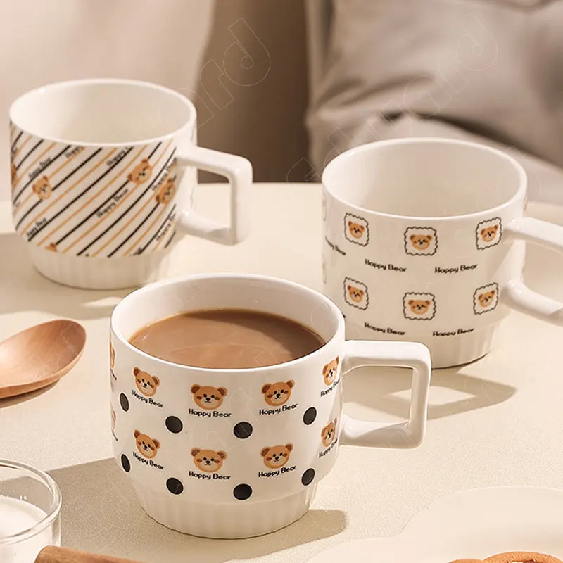 Creative Ceramic Coffee Mug Set Travel Cute Cup Coffee Mug Kawaii Cute Cups  Mug Cute Coffee Mugs Cups and Mugs Coffee Cup - AliExpress