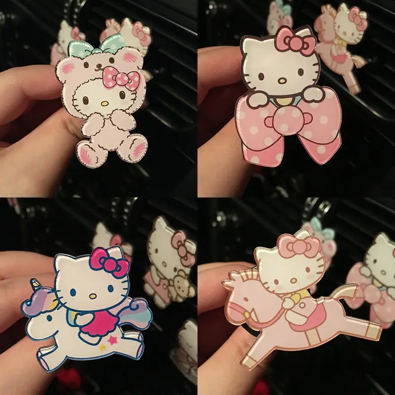 

Sanrio Kawaii Hello Kitty Anime Car Perfume Car Decoration Exhaust Port Car Freshener Fresheners Clip Parfum Perfume Diffuser 23