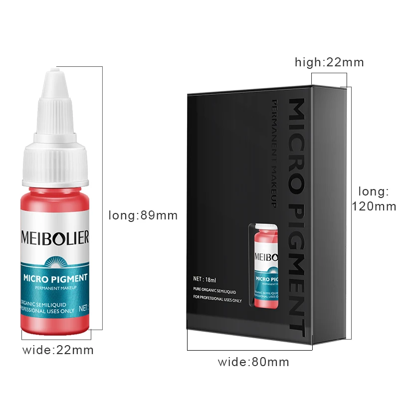 33 colours tattoo ink (18 ml/bottle) for body art permanent make-up professional beauty pigments natural plant derived pigments