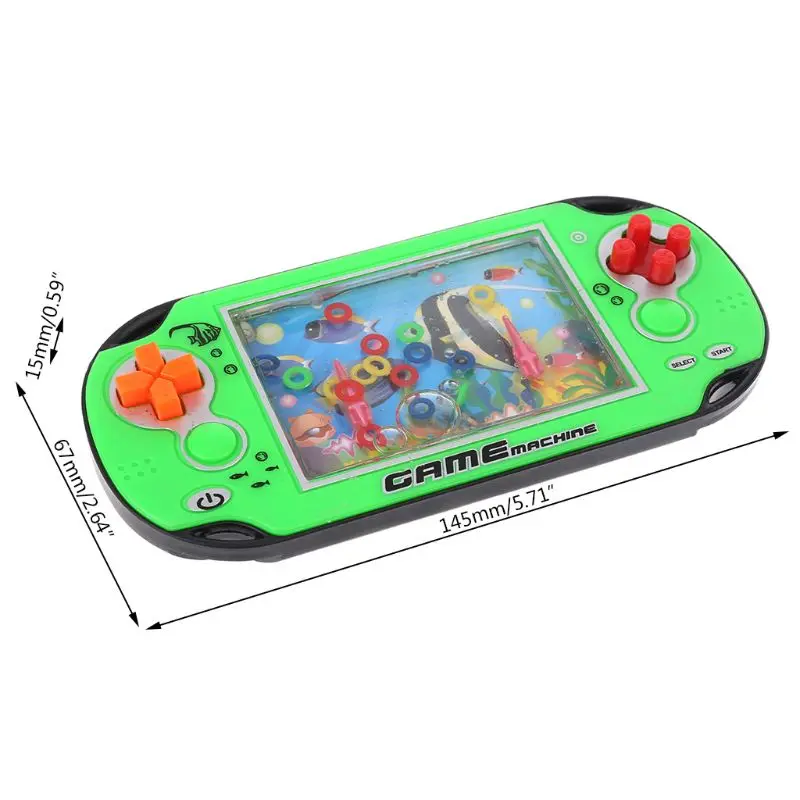 BLUECHOLON Console per l'acqua. Giochi d'acqua ad anelli per ragazze e ragazzi. Gioco di abilità di viaggio. Aguaplay. Acqua Geme. Aqua Play. (Crab