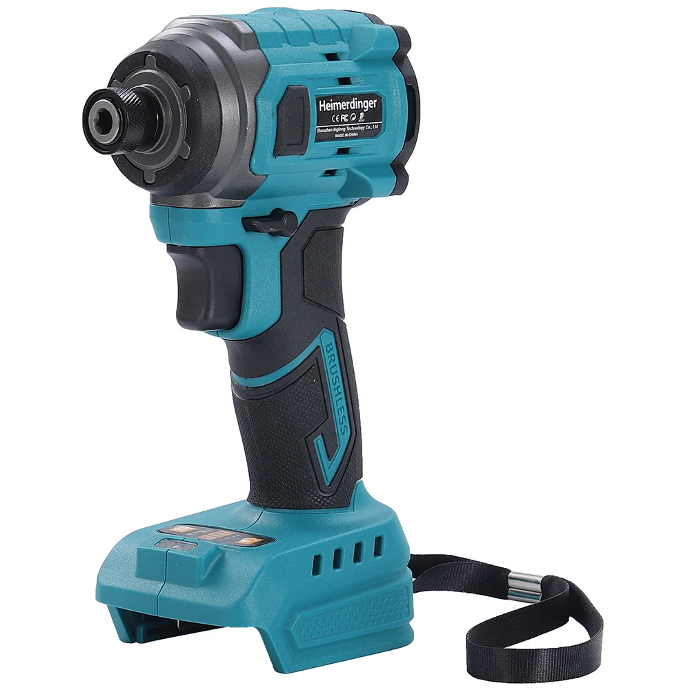18V 1/4" Electric Rechargeable battery powered brushless cordless impact driver drill screwdriver 6